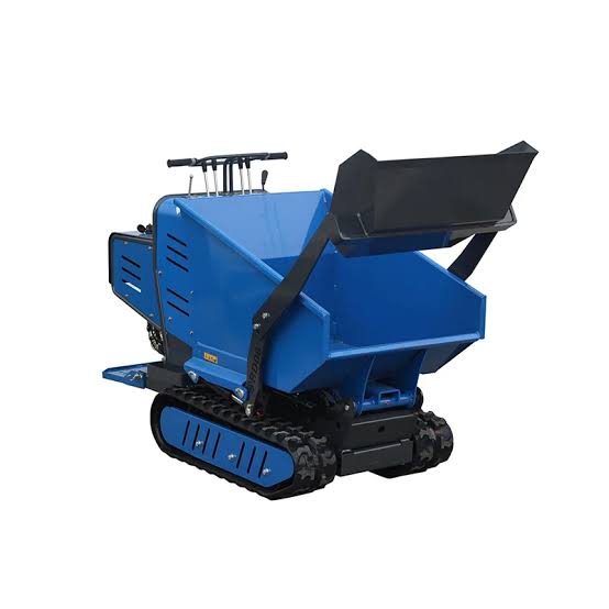 Mini dumper RIPPA RD08 sobre orugas con pala autocargable